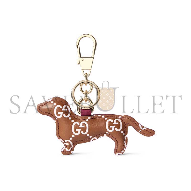 GUCCI DOG-SHAPED BAG CHARM 821812